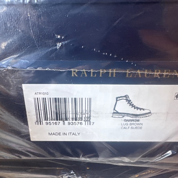 Ralph Lauren purple label Darrow log brown boots brand new. $1895 main image 4